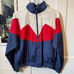 Cabin Creek Red White and Blue Windbreaker